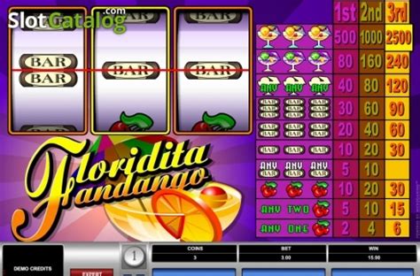 Floridita fandango payout FLORIDITA FANDANGO