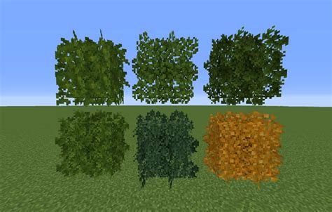 Fluffy leaves texture pack  SideFix (Bedrock) 16x Minecraft Bedrock Other Texture Pack