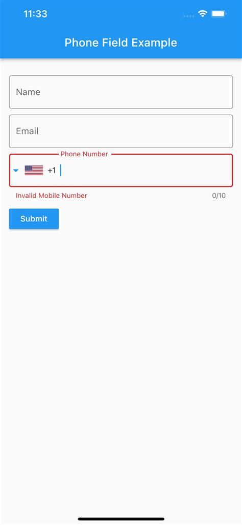 Flutter intl_phone_field  s