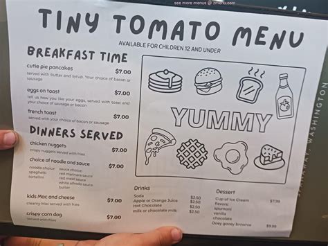 Flying tomato spanaway menu  MORE PHOTOS