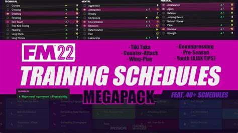 Fm22 training schedules 🎯SUB GOAL:||||| 61% ||||