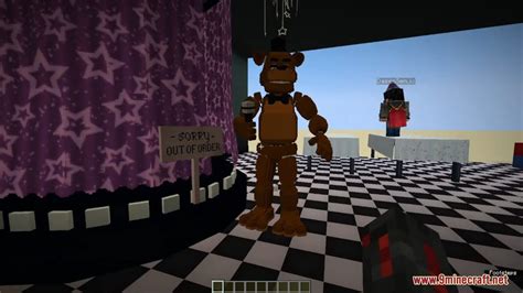 Fnaf universe mod 1.12.2  I have created a emissive modpack with a adventure map, i have passed 2 days to created this demo, there is many command block in the map to automate your gameplay, and randomize the map
