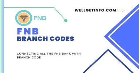 Fnb glen marais branch code  First National Bank Botswana or Any bank-branch code of any bank branch in Botswana is a four-digit unique code used to identify a specific bank branch of a Botswana bank/financial institution