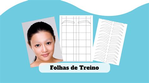 Folha de treino design de sobrancelhas para imprimir  Encontrar itens similares