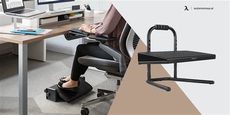 PACEARTH Foot Rest Under Desk, Larger Size Desk Footrest (17x13x4 inch)