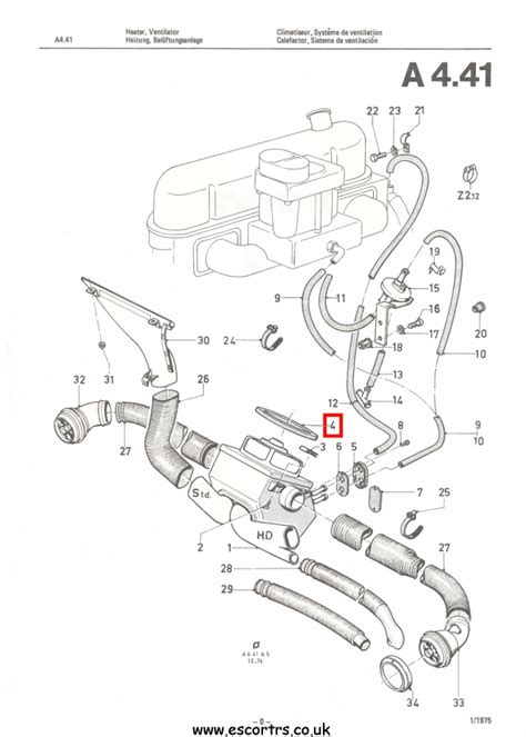 Ford escort parts heater box diagram  as of 2017: Cooling fan (750W) R6