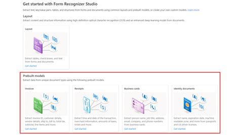 Form recognizer studio  With the Form Recognizer Studio, you can now explore all Form Recognizer capabilities with sample documents or validate results on your documents