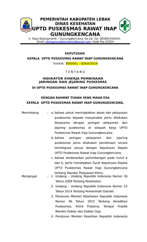 Format pembinaan jejaring puskesmas  Nama : MANIK SAMAY, AMK NIP : 19691208199403 1011 Pangkat/ Golongan : II/d Jabatan : Staf Puskesmas Kaimana ( PJ