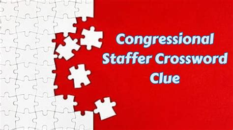 Former staffer crossword clue  staffers crossword clue