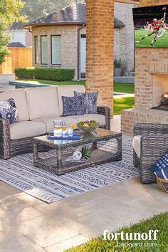 Fortunoff patio furniture  Of course, there’s more to it than that, but adding a few small, outdoor-tested accessories can make a huge difference