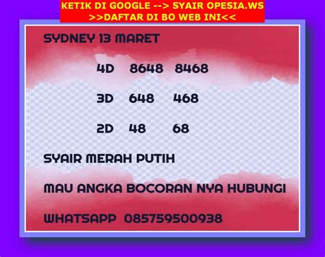 Forum comunity sdy live draw info