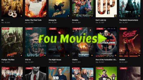 Foumovies 2022 We give full access to a database of over 20000 movies and 5000 Tv series in high quality for free streaming, with no registration required