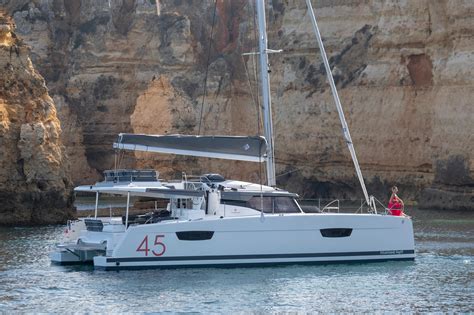 Fountaine pajot  When comparing these models to other boats, the 44 (50′ LOA) has the volume of a 50′ catamaran and at least a 10’ longer monohull