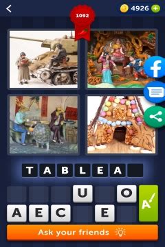 Four pics one word level 1092  Please use the vote