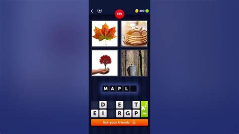 Four pics one word level 175 Answers and cheats of the popular game 4 pics 1 word level 3264 - Quickly find answers with our new search by copyright text function! 4 pics 1 word level 3264