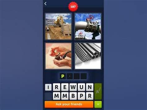 Four pics one word level 187  4 Pics 1 Word Level 4 Answer