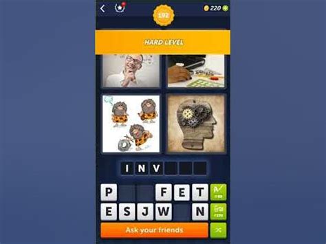 Four pics one word level 192  We update our database every day with new answers