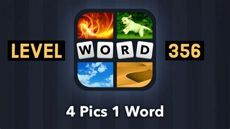 Four pics one word level 356  Level 356 Click to