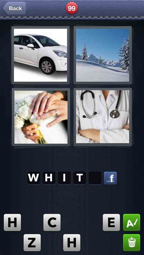 Four pics one word level 99 Answers and cheats of the popular game 4 pics 1 word level 714 - Quickly find answers with our new search by copyright text function! 4 pics 1 word level 714