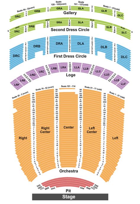 Fox theater spokane seating chart with seat numbers  The stage extension can be removed, increasing the capacity to 1,707 seats, at an additional labor charge of $2,000 for removal prior to the show, and reinstallation at the end of the show, or with partial removal and