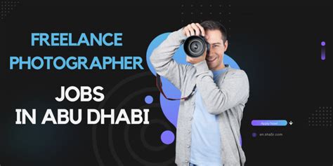 Freelance photographer abu dhabi com, the world's largest job site