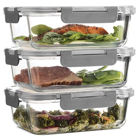 Gladware Freezerware Food Storage Containers | Small Food Storage Containers, Small Containers in Rectangle Shape Hold Up to 24 Ounces of Food, 4