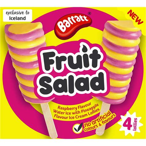 Fruit salad ice lolly  (Or fill ice pop molds according to manufacturer’s directions