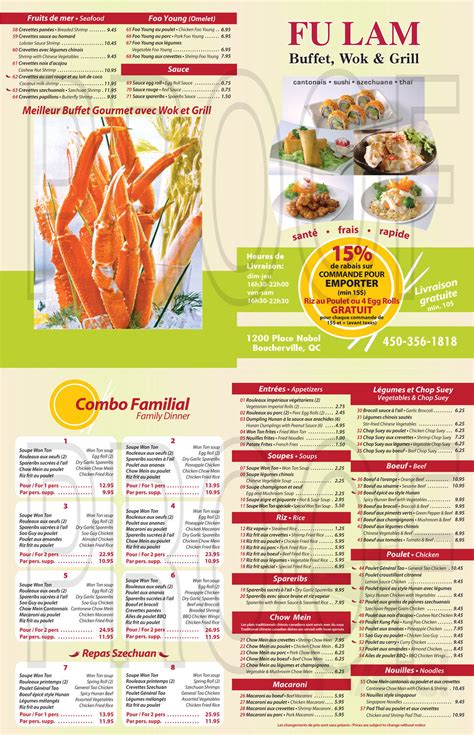 Fu lam lasalle menu , Canada, On this page : Fu Lam, CA102855638Delivery & Pickup Options - 377 reviews of Fu Lam Moon "Oh, I was introduced to this restaurant by a coworker and Im glad I went