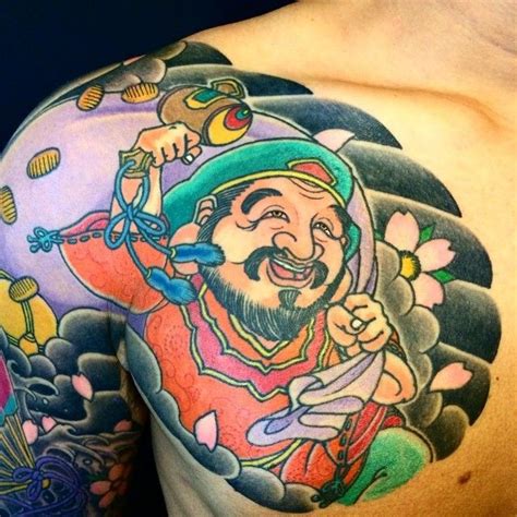 Fukurokuju tattoo  Pinterest