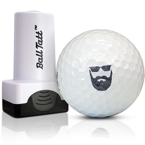 Funny golf ball stamps  Some golfers have a strategy when placing dots on their golf balls