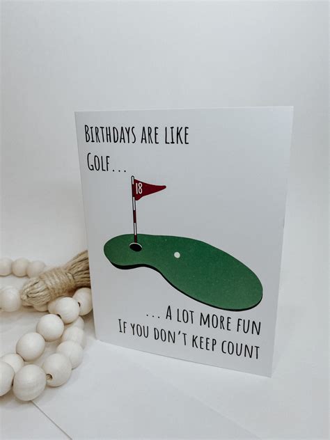 Funny golf card game  P