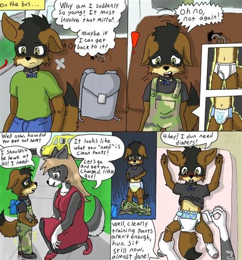 Furry diaper slave 18