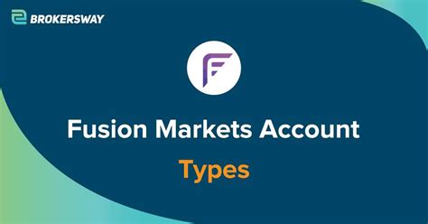 Fusion markets account types  Some brokers might increase their spreads as part of their fee, which is why on some account types, the commissions are baked into the spreads