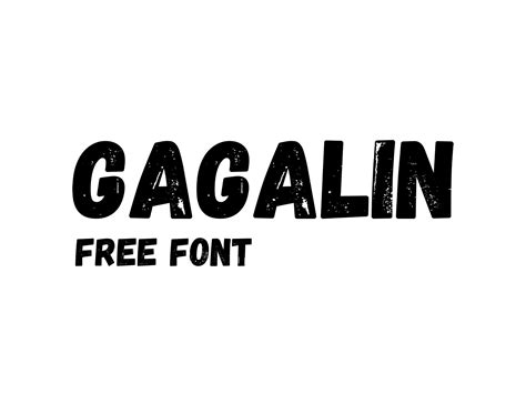 Gagalin regular font  Archivo Black Regular