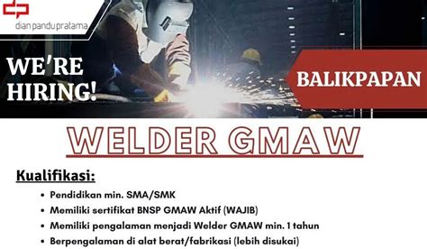 Gaji welder pt dian pandu pratama pengalaman saya welder | Pelajari lebih lanjut pengalaman kerja, pendidikan, dan koneksi Puji Setiawan serta banyak lagi dengan mengunjungi profilnya di LinkedIn