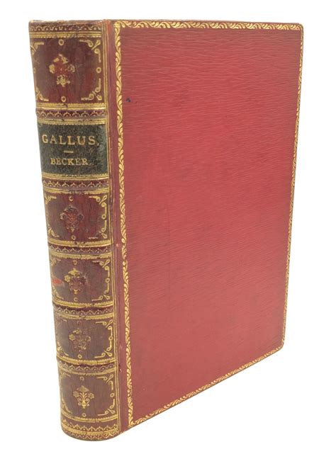 Gallus Or, Roman Scenes of the Time of Augustus, with Notes and Excursions  Illustrative of the Manners and Customs of the Romans|Becker W. a. (Wilhelm  Adolf) 1796-1846