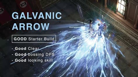 Galvanic arrow poe  The arrow sticks in the ground where it lands, and periodically fires a beam of lightning to