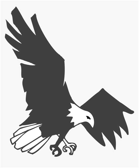 Gambar elang hitam putih ilustrasi burung hitam, Logo Bald Eagle Elang hitam-putih elang, Black Eagle s, daun, monokrom, bertulang belakang png 600x463px 50