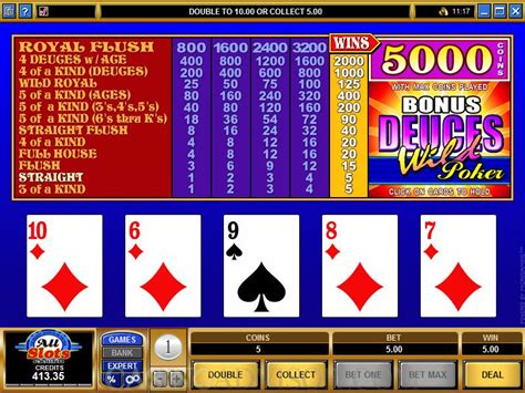 Game bonus deuces wild 1 hand  Simple Strategy (99