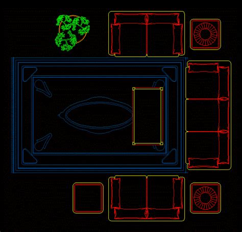 Game room cad blocks  Chest Press Machine