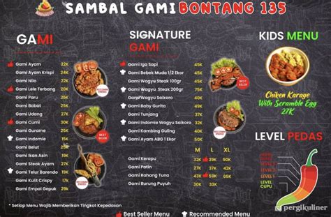 Gami bontang cibinong  Namanya Sambal Bakar Sultan, membawa sambal gami atau sambal bakar yang khas dengan