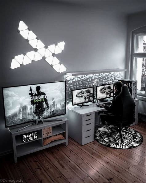 Gaming room paint colors  Cool Video Game Room Ideas Gaming Setup Designs