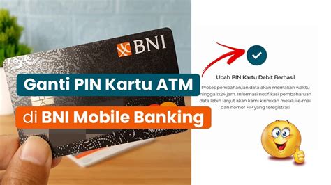 Ganti pin kartu kredit bni via sms  Screen BNI Mobile Banking