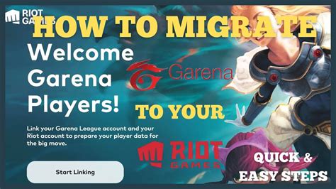 Garena account migration Garena to Riot Account Migration self
