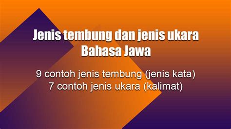 Gawea ukara nganggo tembung dumunung Gawea ukara nganggo tembung entar : lunyu ilate, dowo tangane, gedhe sirahe, adus kringet, udan tangis, abang kupinge, landhep dengkul, rai gedheg, cilik atine, lan kandel kupinge