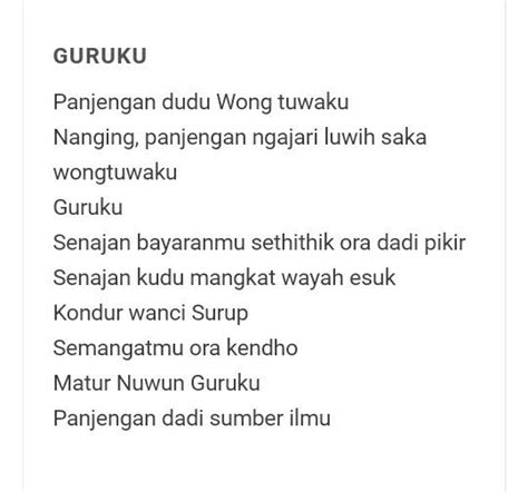 Gaweo geguritan kanthi tema urip rukun  32 kumpulan puisi perpisahan paling berkesan