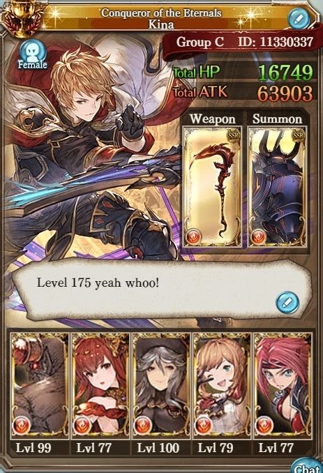 Gbf level 175 uncap ; Icon Name Obtained Effect ; I'll Teach You a Lesson : Lvl 1 ⇧ Lvl 90 This skill is enhanced at level 90