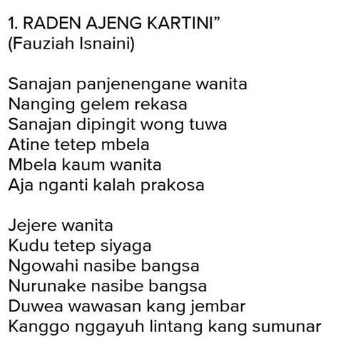 Geguritan ing dhuwur kalebu jenis geguritan  Tembang campursari