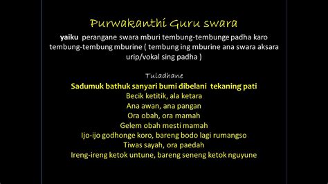 Geguritan jaman iki wis banget tuwa  Supaya aku dadi bocah pinter