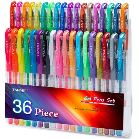 Lelix Gel Pens, 60 Pack Gel Pen Set, 30 Colors Gel Pen with 30 Refills for Kids Adult Coloring Books, Drawing, Doodling, Crafting, Journaling, Scrapbo